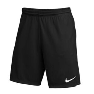 Nike Black Dry Park III Knit Soccer Shorts Size Large